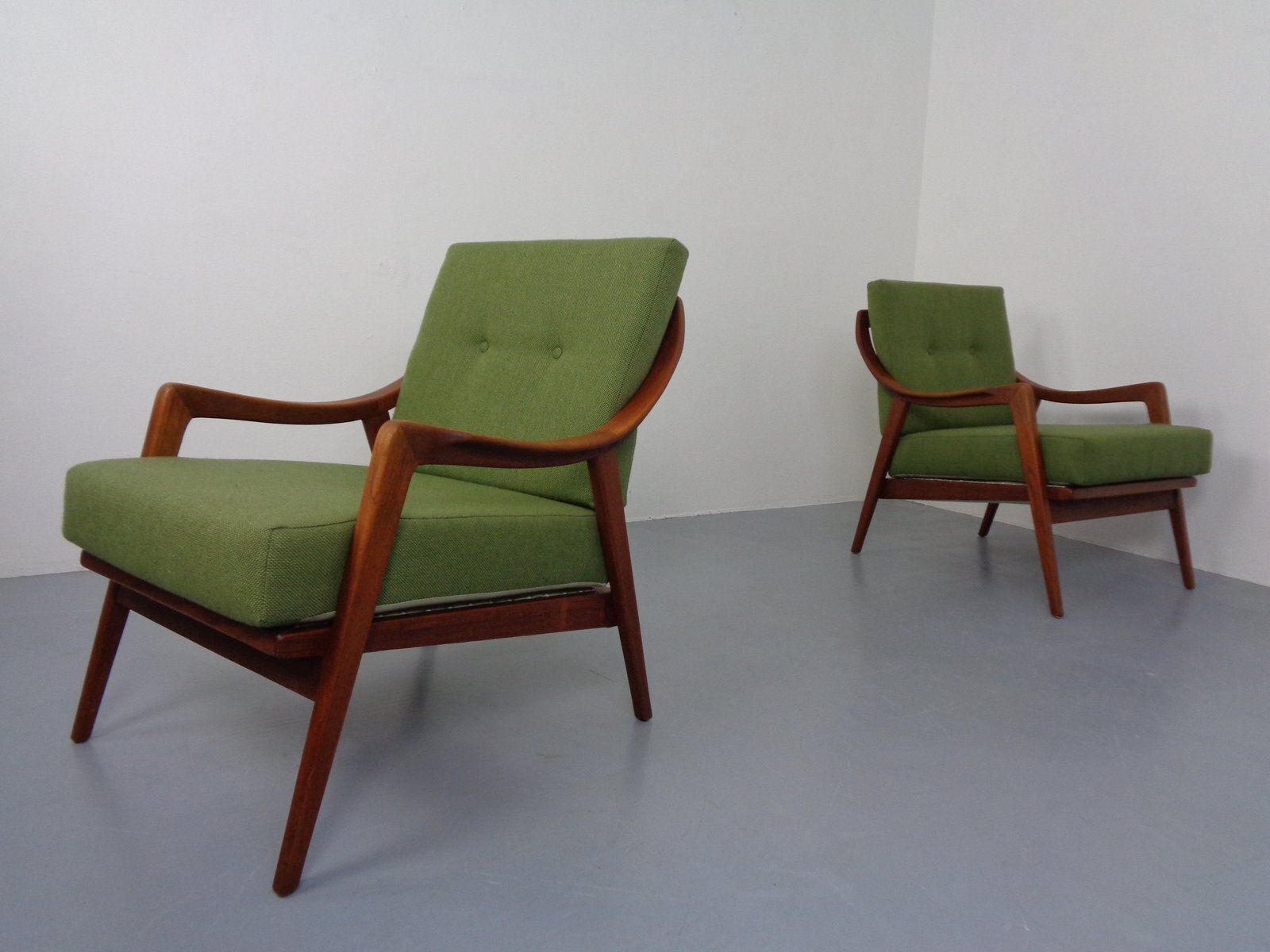 Danish Filigree Teak Armchairs, 1960s, Set Of 2 photo for sale