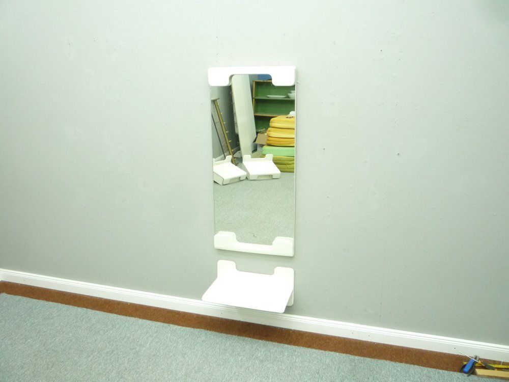 Space Age Wall Mirror & Shelf By Ernst Igl For Werndl, 1970s, Set Of 2 photo furniture