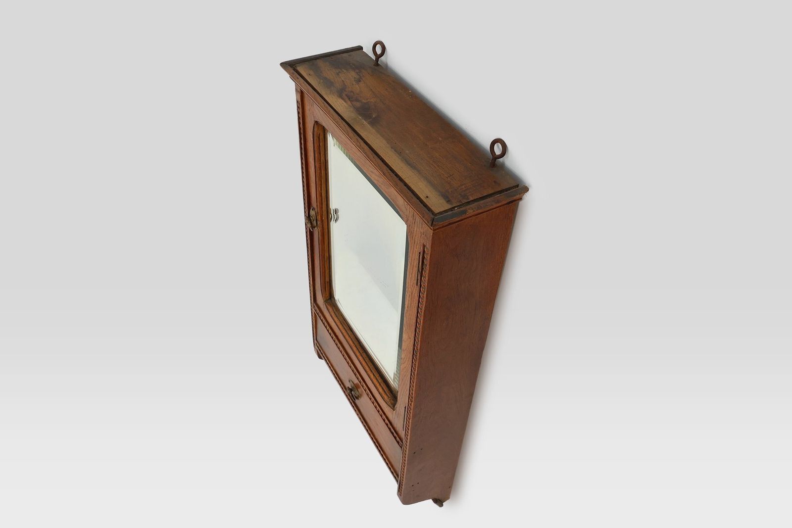 photo for sale Art Deco Wooden Shaving Cabinet With Mirror, 1930s