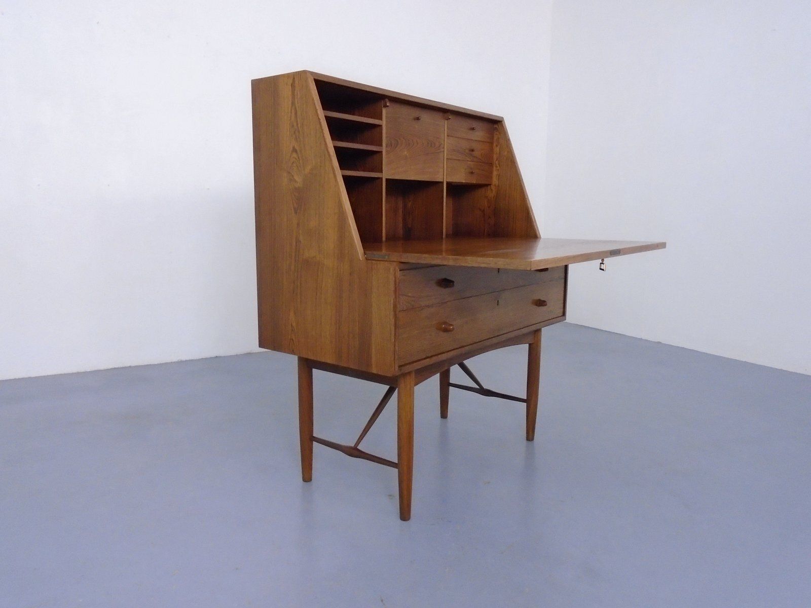Rosewood Secretary By Ib Kofod Larsen, Denmark, 1950s photo Furniture