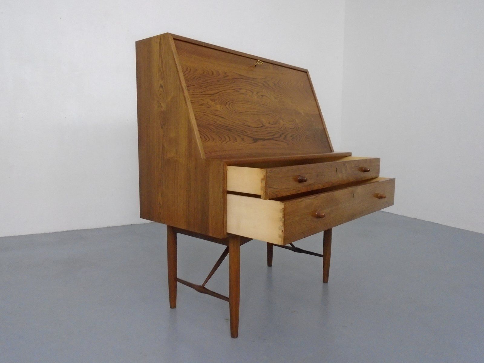 Rosewood Secretary By Ib Kofod Larsen, Denmark, 1950s photo vinterior