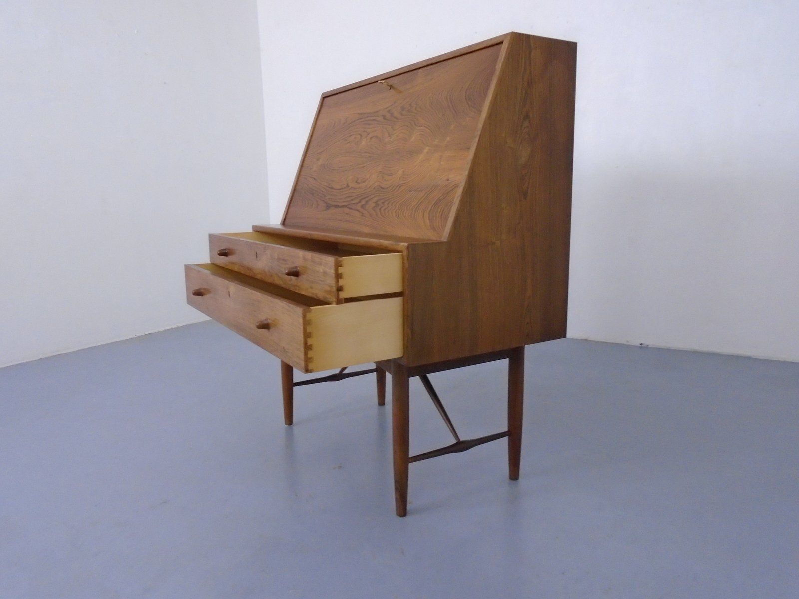 Rosewood Secretary By Ib Kofod Larsen, Denmark, 1950s photo vintage