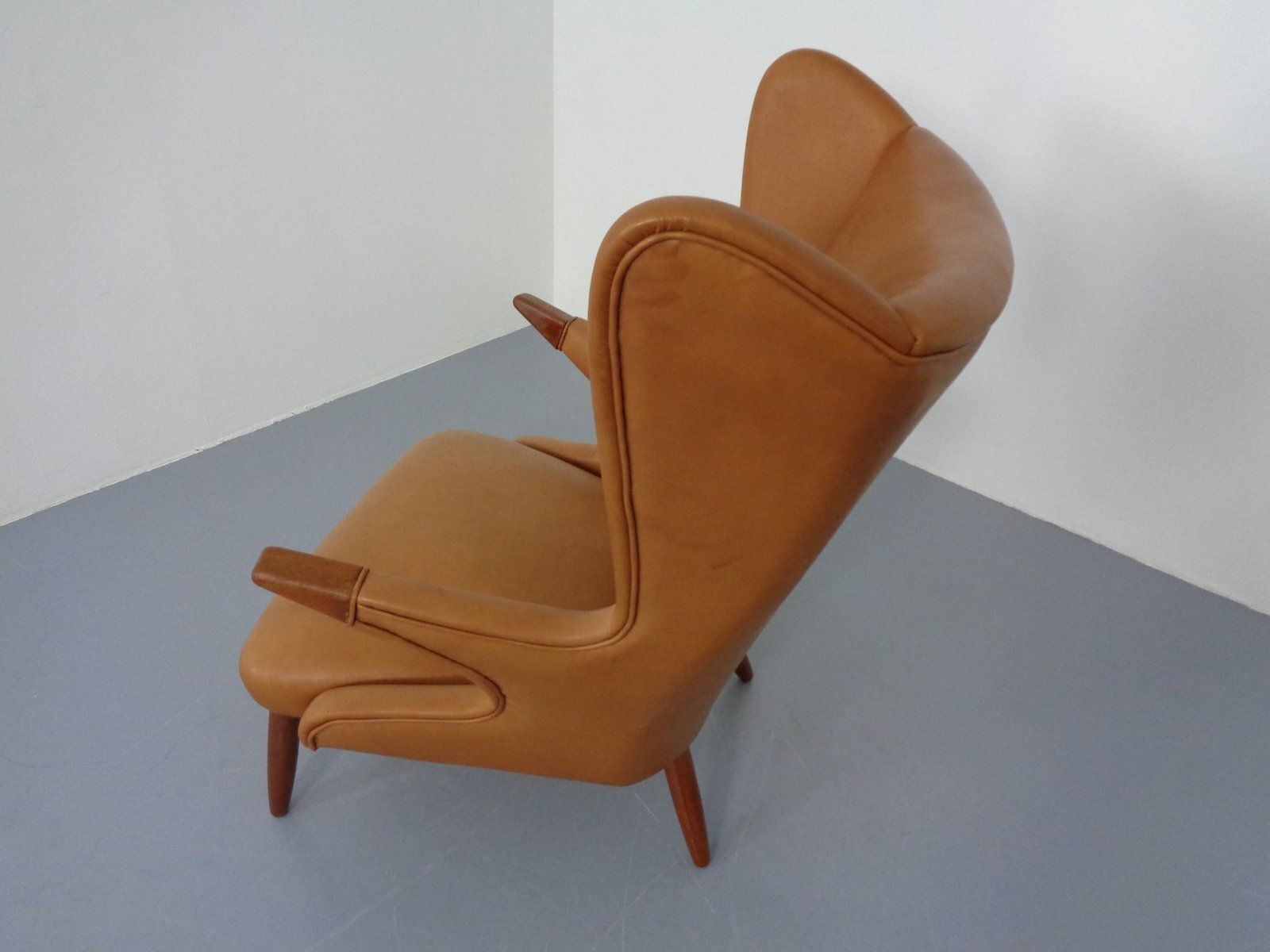 Furniture Teak And Leather Armchair By Svend Skipper For Skippers Møbler, Denmark, 1960s photo