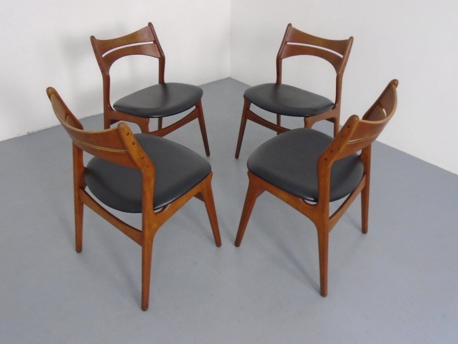 Teak Model 310 Dining Chairs By Erik Buch For Chr. Christensen, Denmark, 1960s, Set Of 4 photo for sale