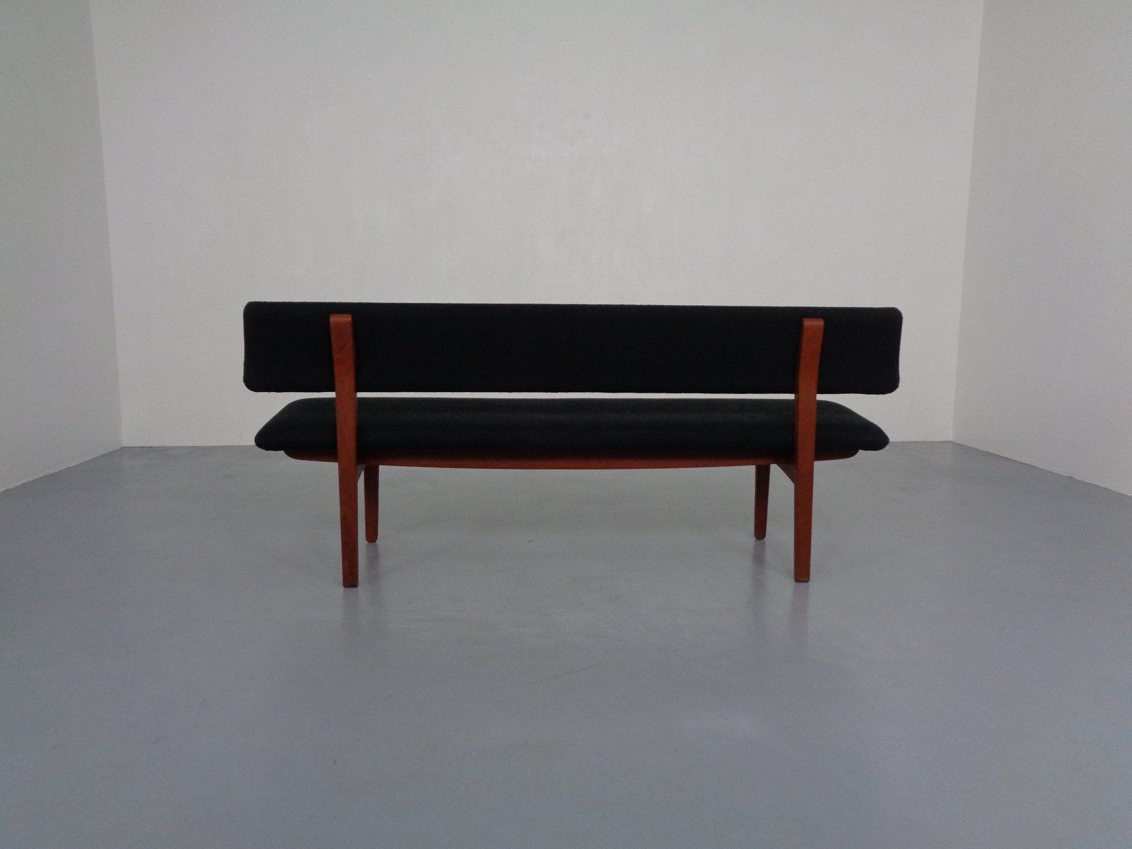 Large Teak Bench By Aksel Bender Madsen & Ejnar Larsen For Næstved Møbler, Denmark, 1950s photo vinterior