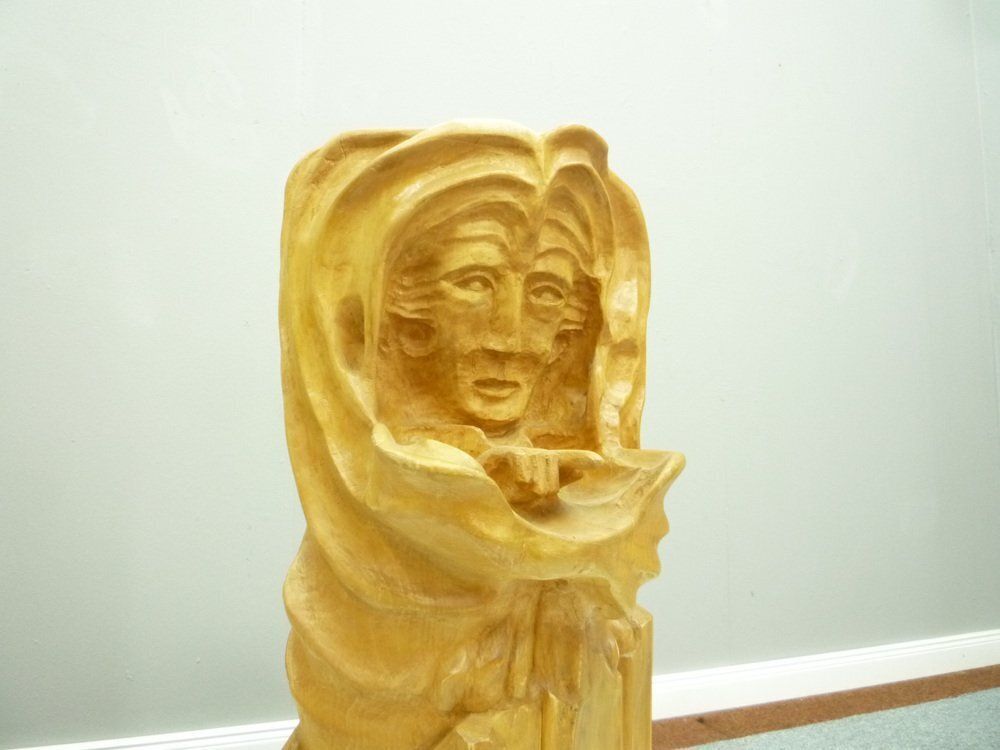Anthroposophical Basswood Sculpture In The Dornach Style, 1940s photo 2125.0