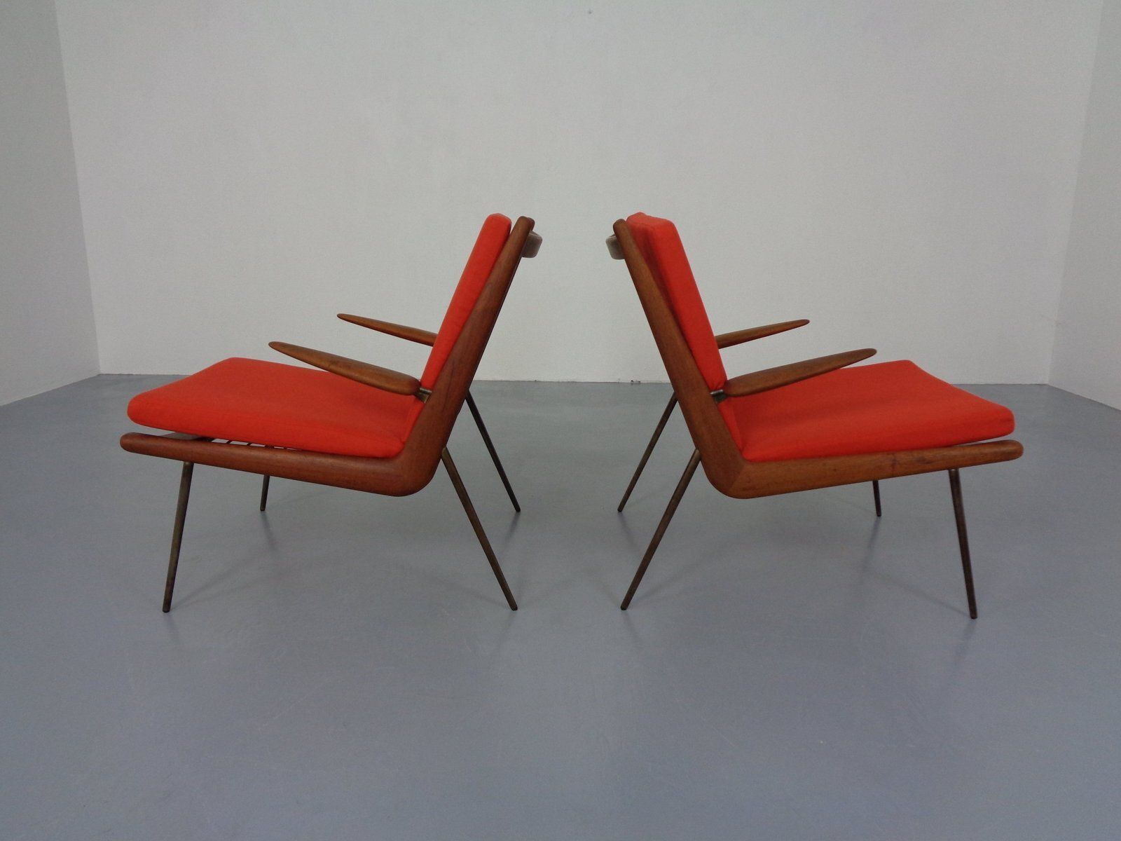 Boomerang Lounge Chair By Peter Hvidt & Orla Mølgaard Nielsen For France & Daverkosen, Denmark, 1950s