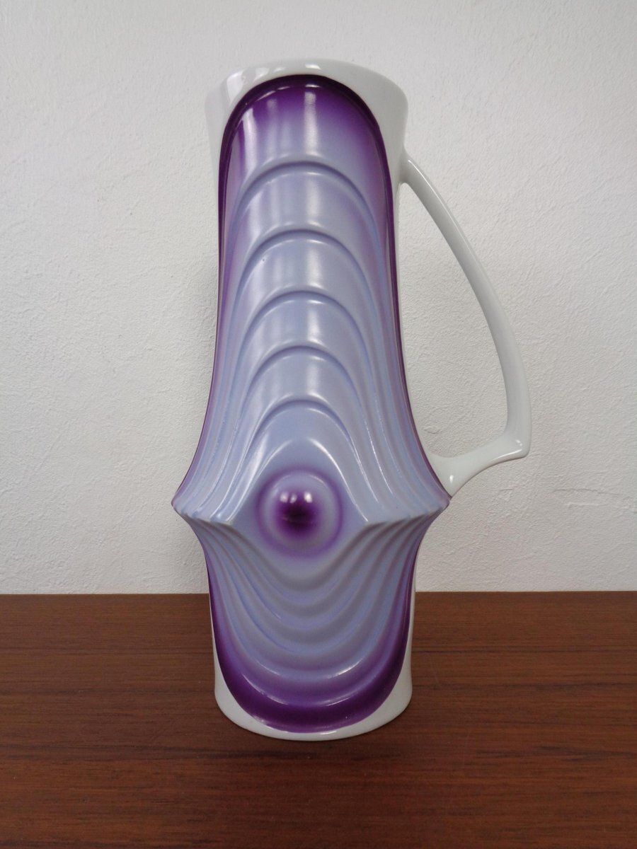 Mid Century Pop Art Purple Vase From Royal Kpm, Germany, 1960s photo furniture