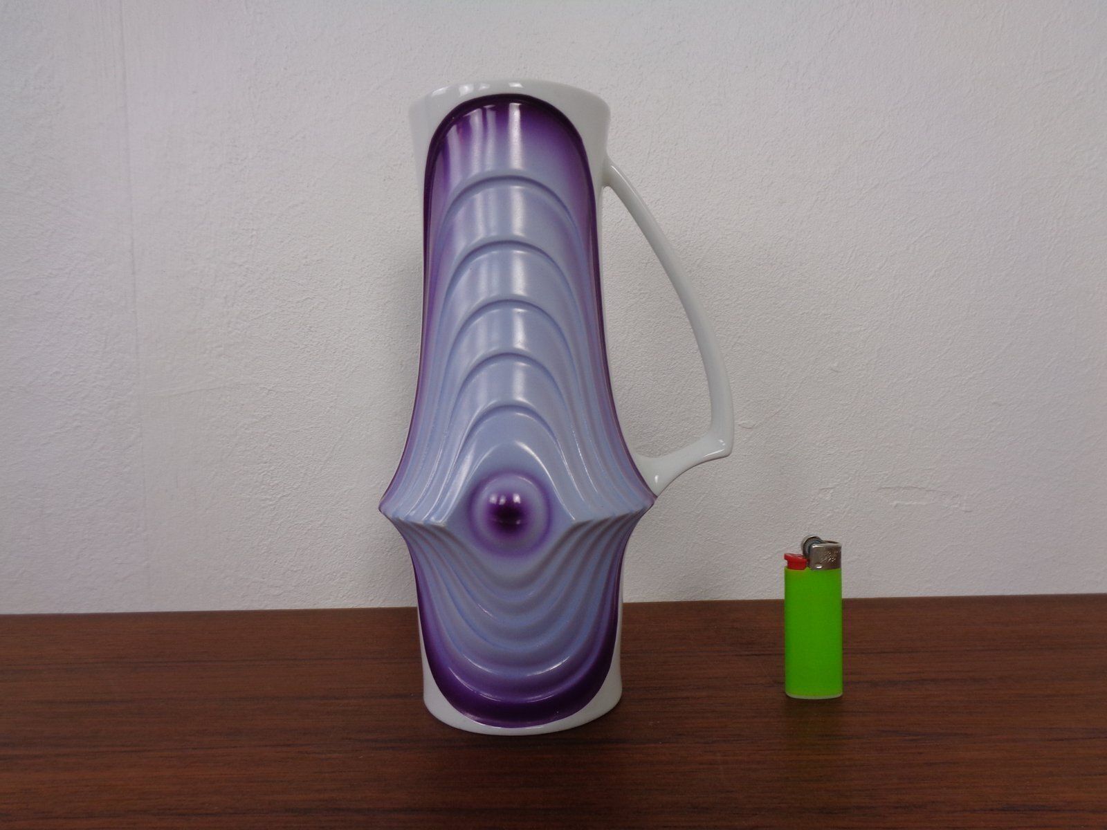 Mid Century Pop Art Purple Vase From Royal Kpm, Germany, 1960s photo Home Decor