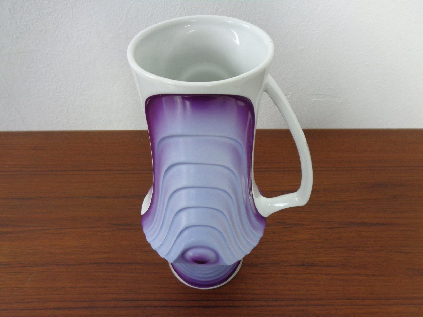 Mid Century Pop Art Purple Vase From Royal Kpm, Germany, 1960s photo vintage