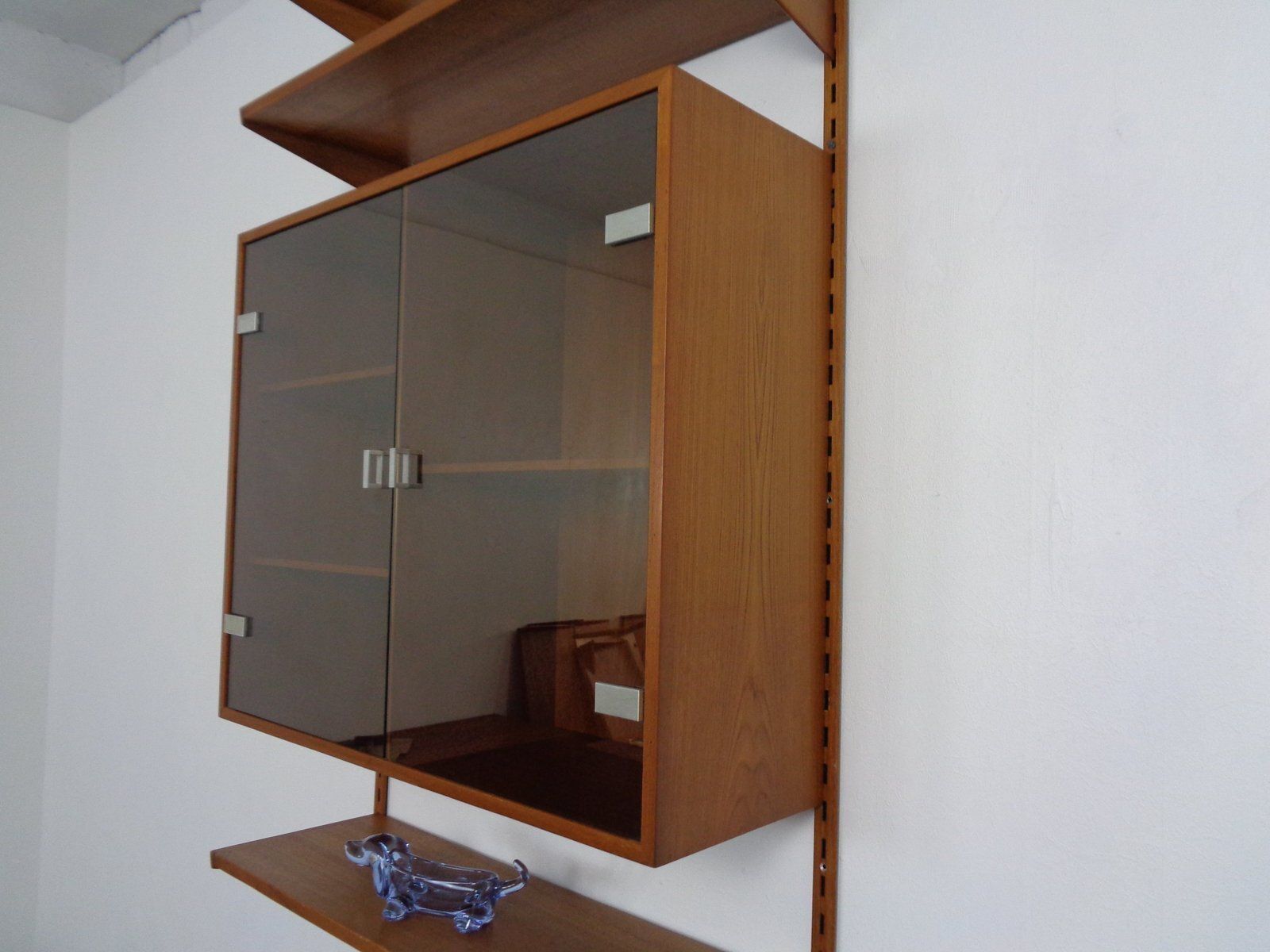 photo buy Teak Wall Unit By Kai Kristiansen For Feldballes Furniture Factory, Denmark, 1960s, Set Of 7