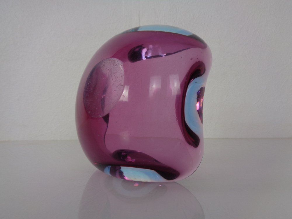 photo for sale Sommerso Murano Glass Ashtray, Italy, 1960s