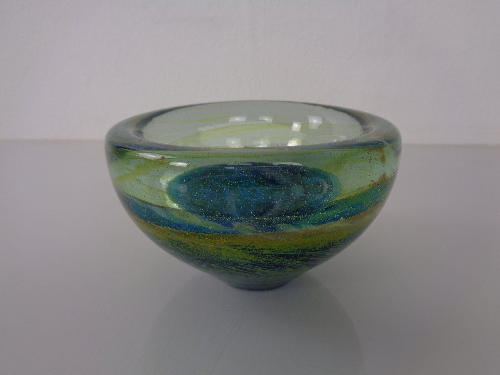 Maltese Glass Ashtray From Mdina, 1960s photo for sale
