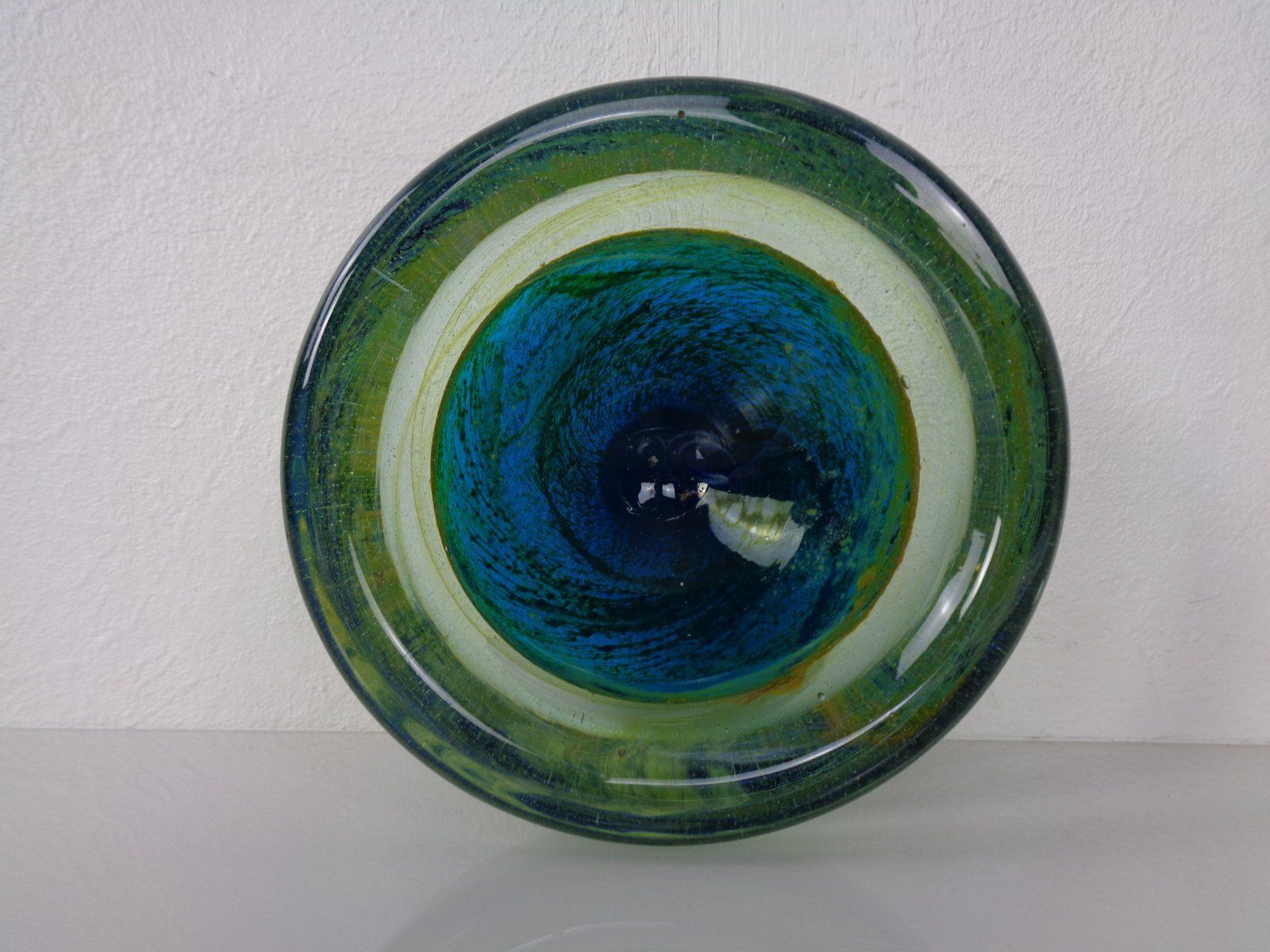 photo vinterior Maltese Glass Ashtray From Mdina, 1960s