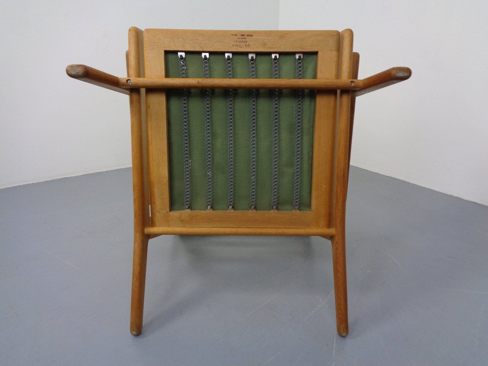 photo buy Danish Ge290 Chair In Oak And Kvadrat Hallingdal By Hans J. Wegner For Getama, 1960s