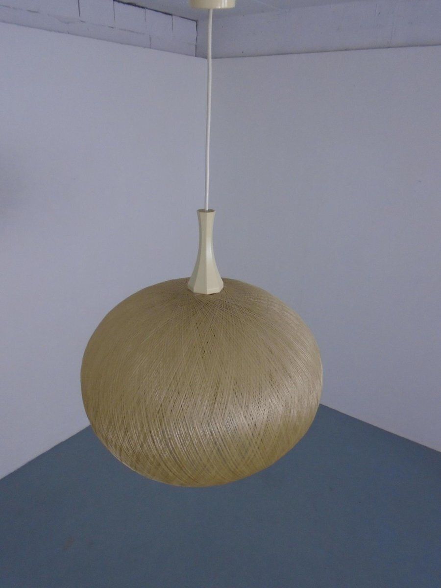 763.0 Spun Fiberglass Pendant Lamp, Germany, 1960s photo