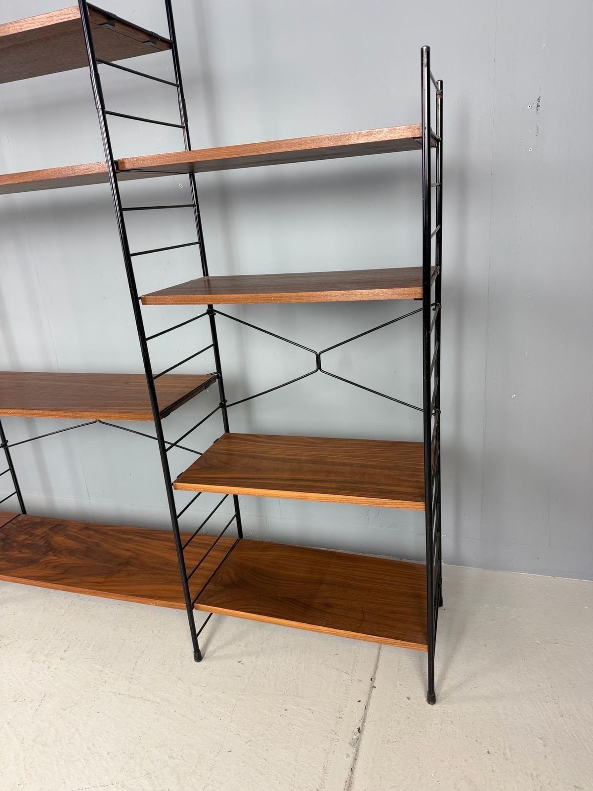 W.H.B Minamalistic Shelving Unit Germany 1960s photo for sale