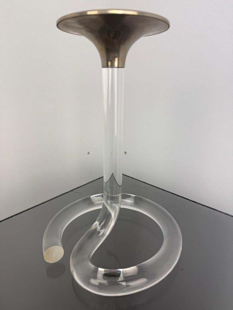 Dorothy Thorpe Style Lucite Candle Stick Mid Century  France photo buy