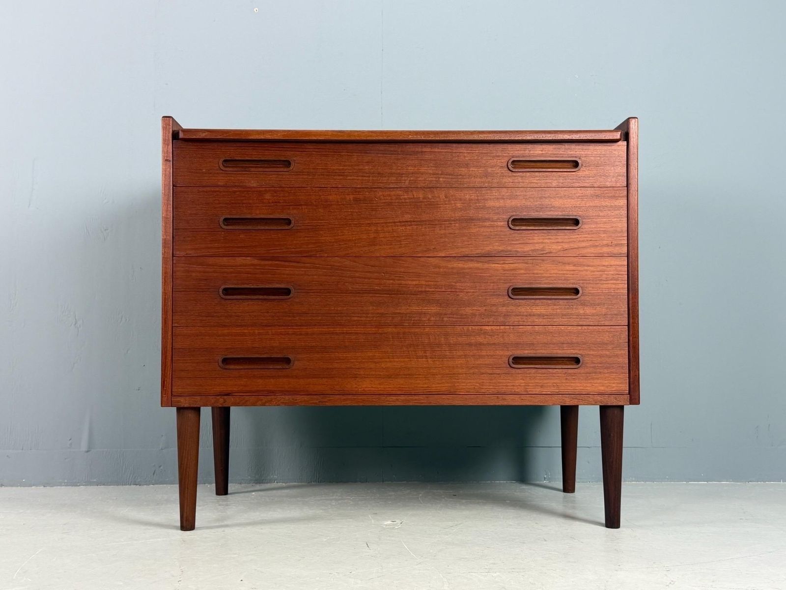 Mid Century Modern Teak Desk /Vanity Table/ Cabinet, 1960's, Denmark photo Furniture