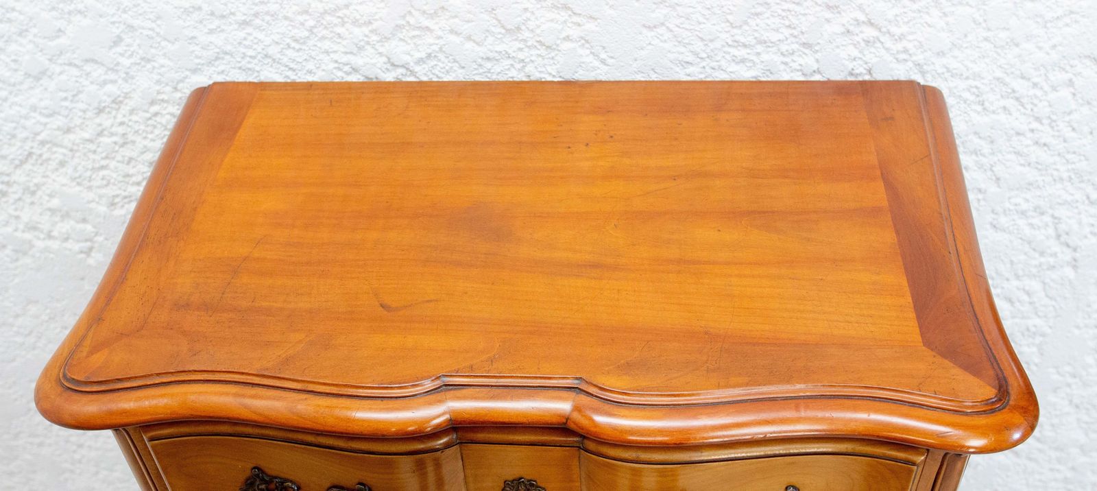 French Louis XV Style Cherry Wood Commode Semainier Chest Of Drawers C. 1980 photo Furniture