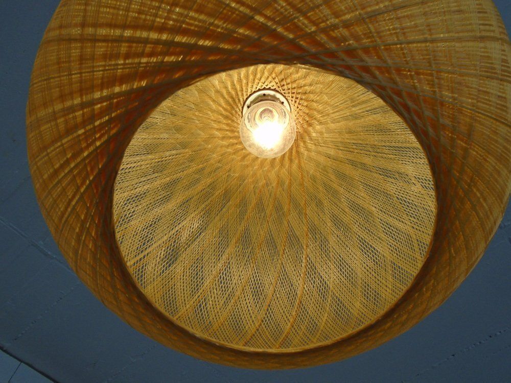 Lighting Spun Fiberglass Pendant Lamp, Germany, 1960s photo