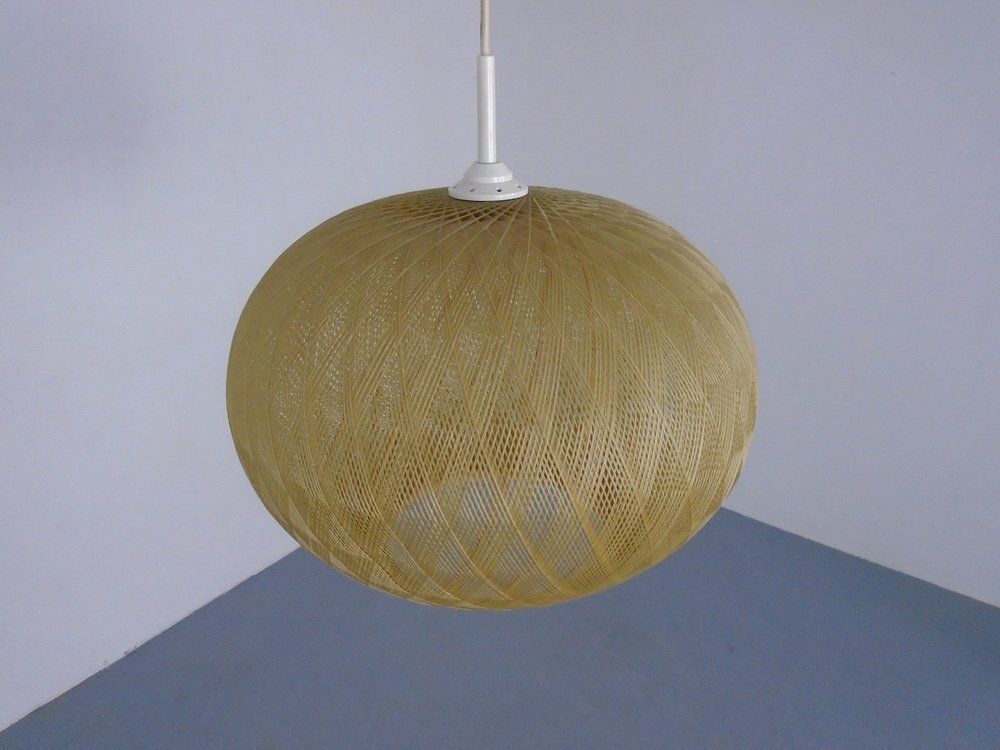 photo vinterior Spun Fiberglass Pendant Lamp, Germany, 1960s