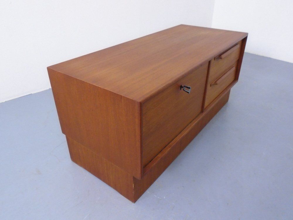 Rt 200 Teak Lowboard By Heinrich Riestenpatt For Rt Möbel, Germany, 1960s photo vintage