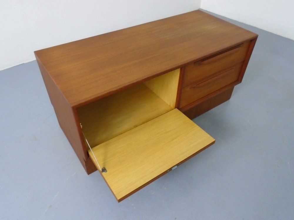 photo vinterior Rt 200 Teak Lowboard By Heinrich Riestenpatt For Rt Möbel, Germany, 1960s