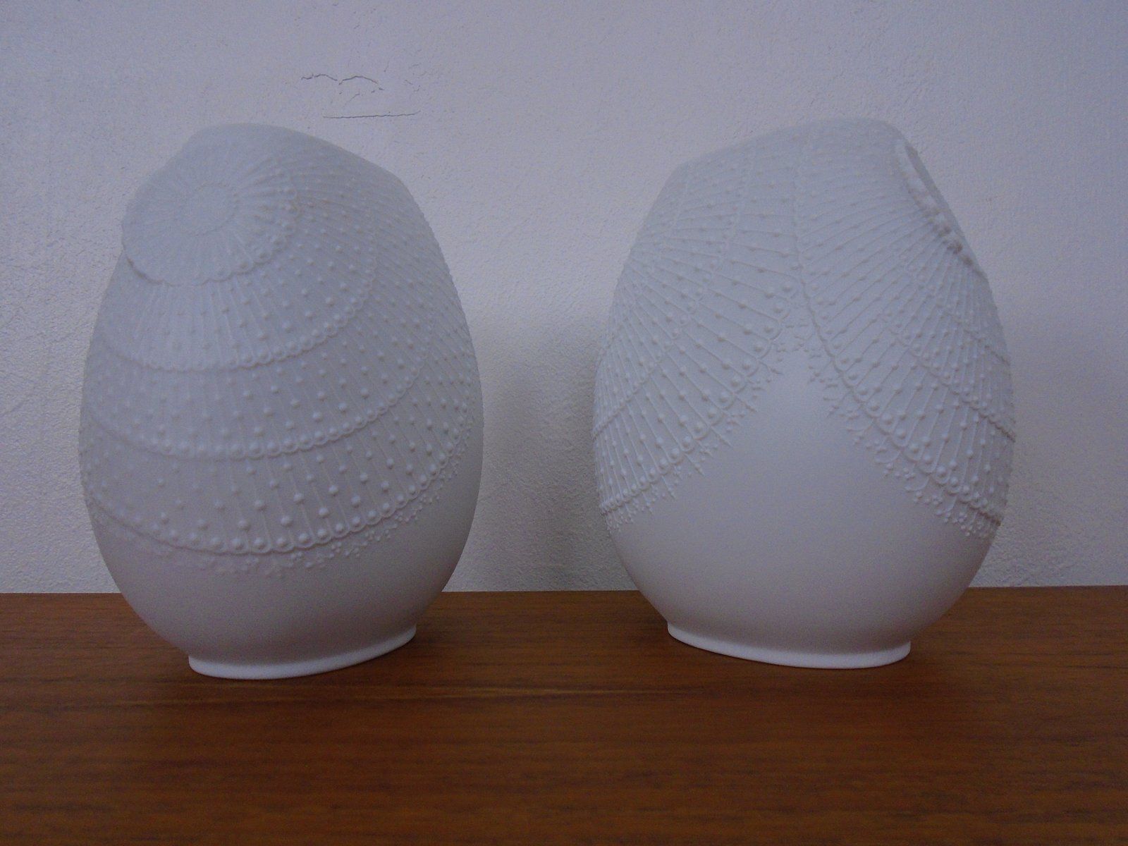 Mid Century Op Art Vases By M.Frey For Kaiser, Germany, 1960s, Set Of 2 photo Home Decor