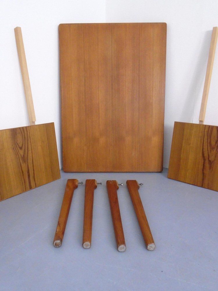 Furniture Extendable Teak Dining Table By Henning Kjærnulf For Velje Møbelfabrik, 1960s photo