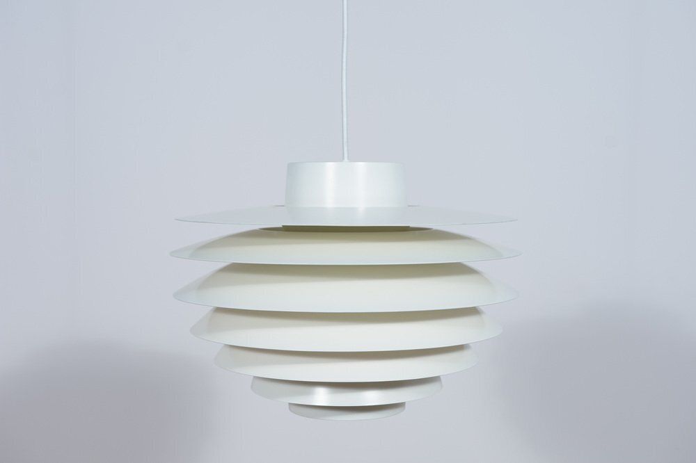 Mid Century Danish Verona Pendant Lamp By Svend Middelboe For Fog & Menup, 1970s