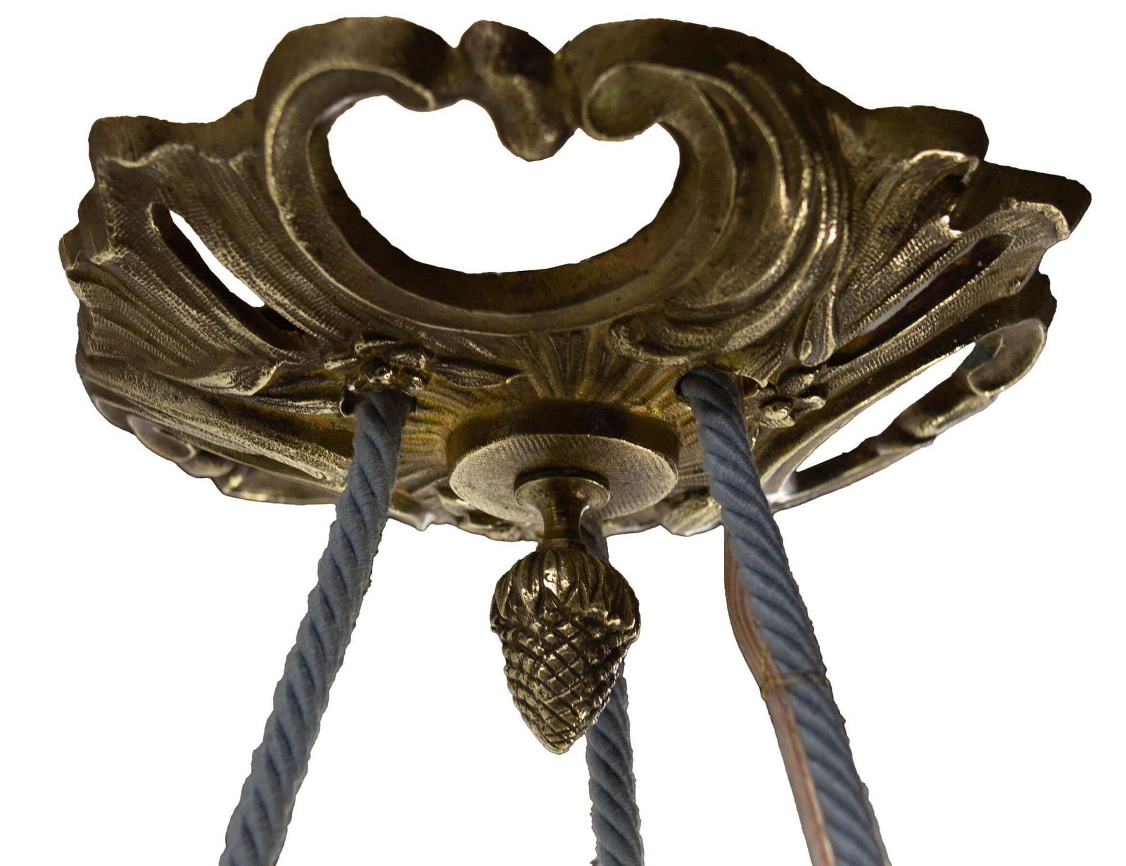 French Art Deco Lustre Alabaster Ceiling Pendant Chandelier, Circa 1930 photo buy