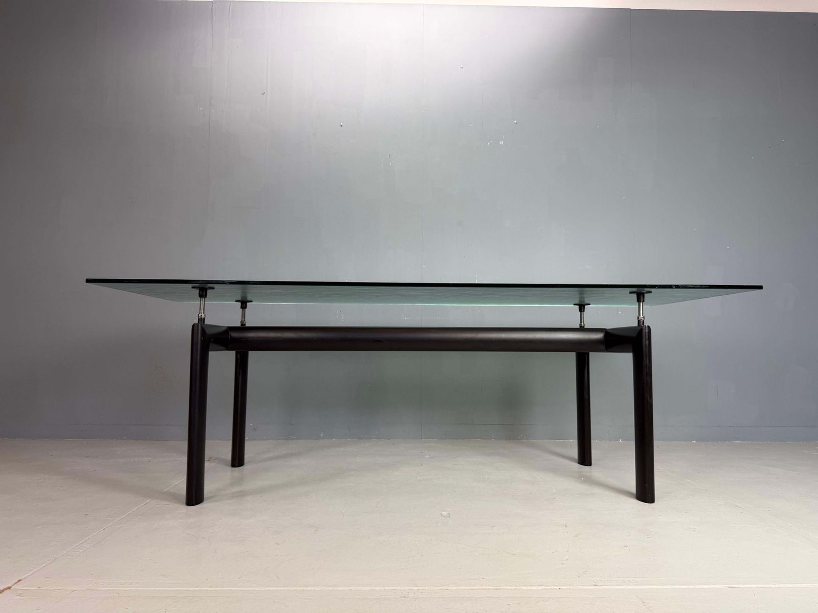 Le Corbusier Glass Dinning Table ‘Lc6’ For Cassina, 1970s Italy photo 3491.0