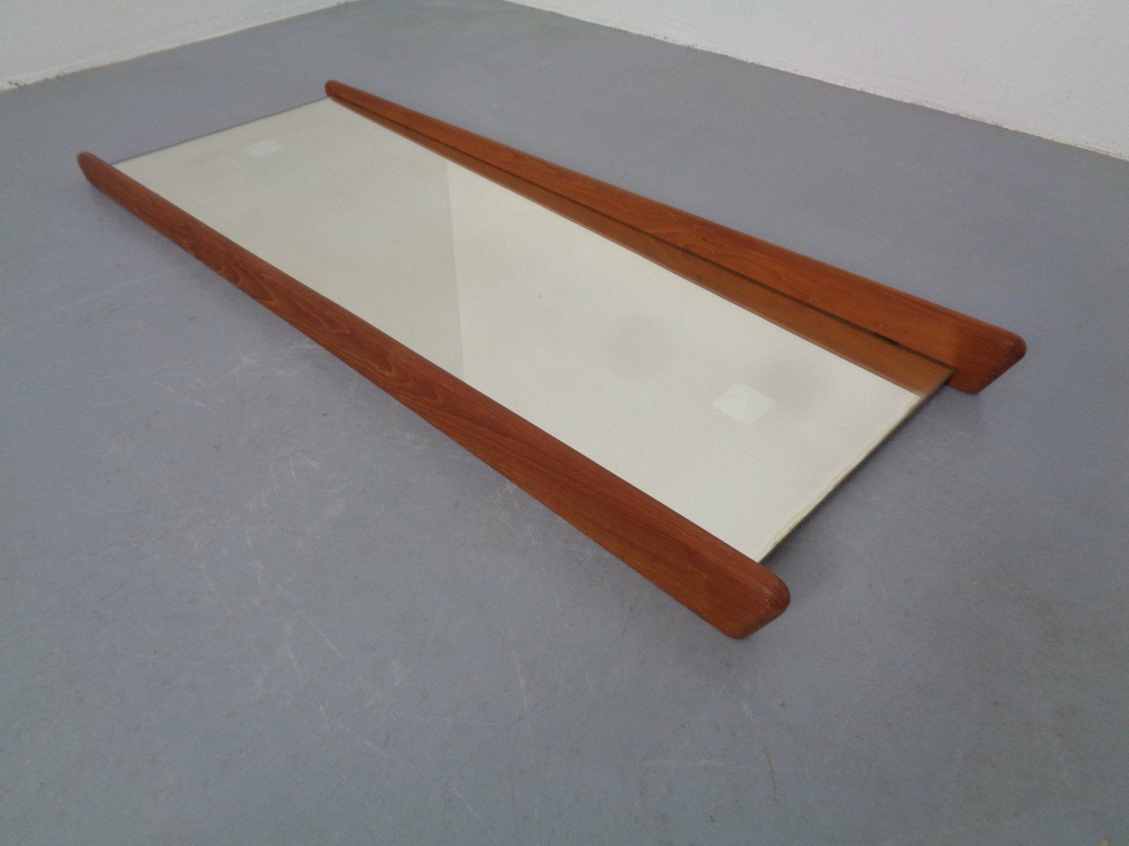 Large Teak Mirror By Uno & östen Kristiansson For Luxus, Sweden, 1960s photo buy