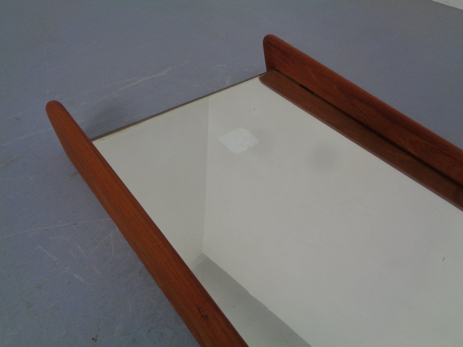 photo vinterior Large Teak Mirror By Uno & östen Kristiansson For Luxus, Sweden, 1960s