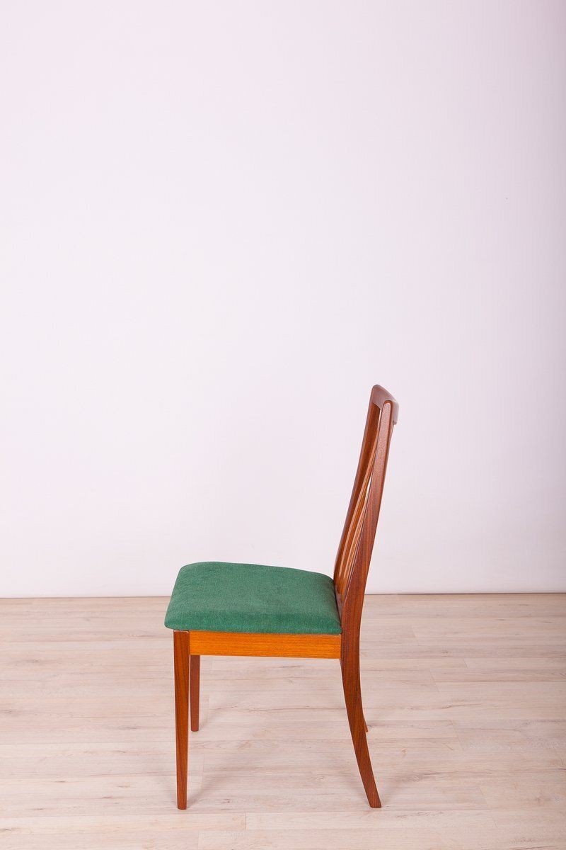 Fabric And Teak Dining Chairs By Leslie Dandy For G Plan, 1960s, Set Of 6 photo vinterior