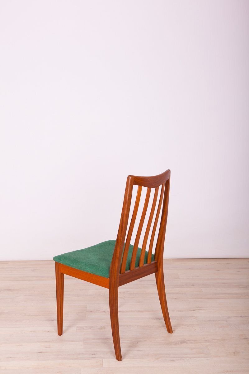 Fabric And Teak Dining Chairs By Leslie Dandy For G Plan, 1960s, Set Of 6 photo buy