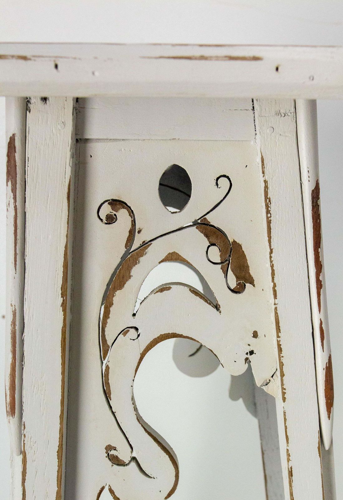 photo for sale French Octogonal Selette Pedestal Or Plant Holder Poplar Patinated Paint C 1900