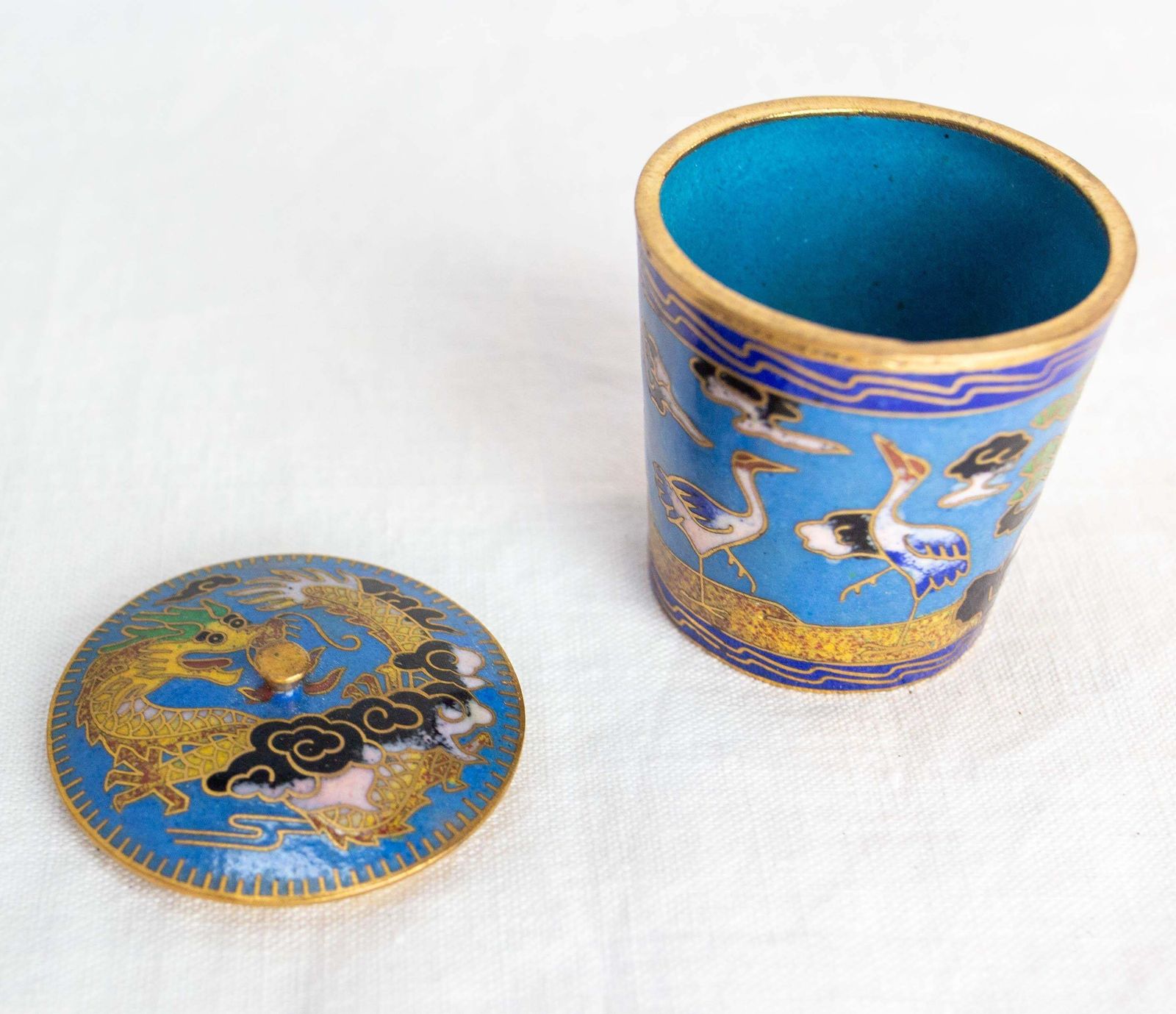 photo vinterior Set Of Four Small Boxes From A Collection, French & Chinese Before 1950