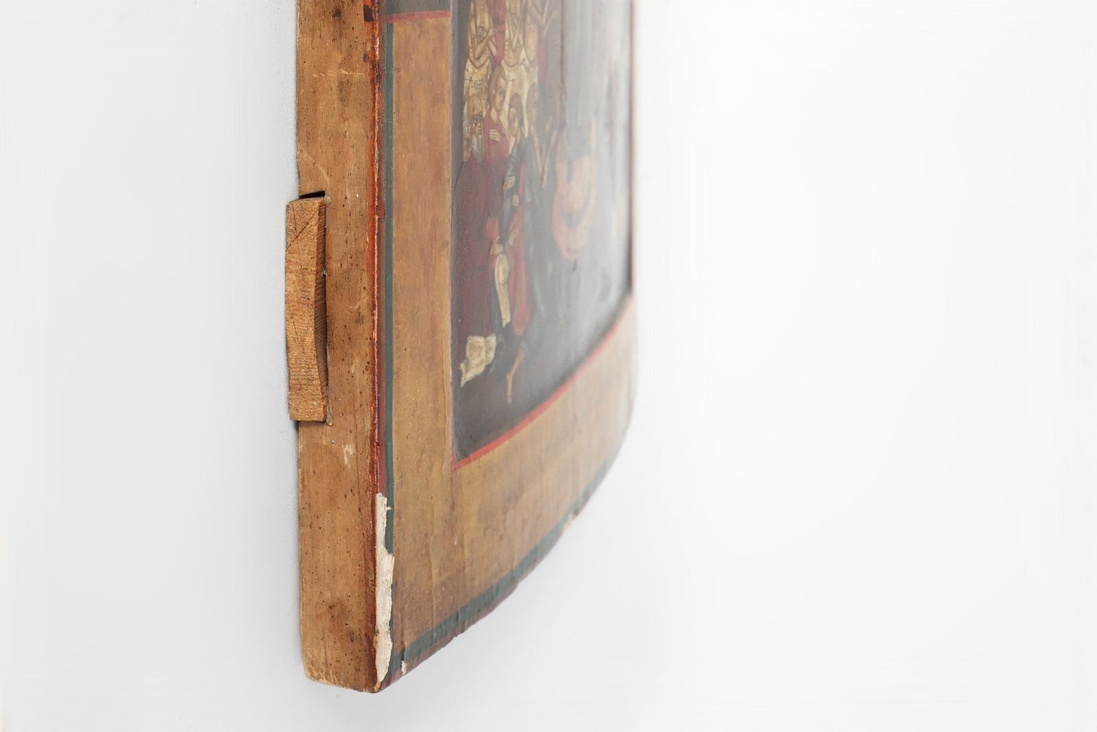 photo furniture Traditional Religious Icon With Mother Of God, Joy Of All Who Sorrow, 1800s, Tempera On Wood