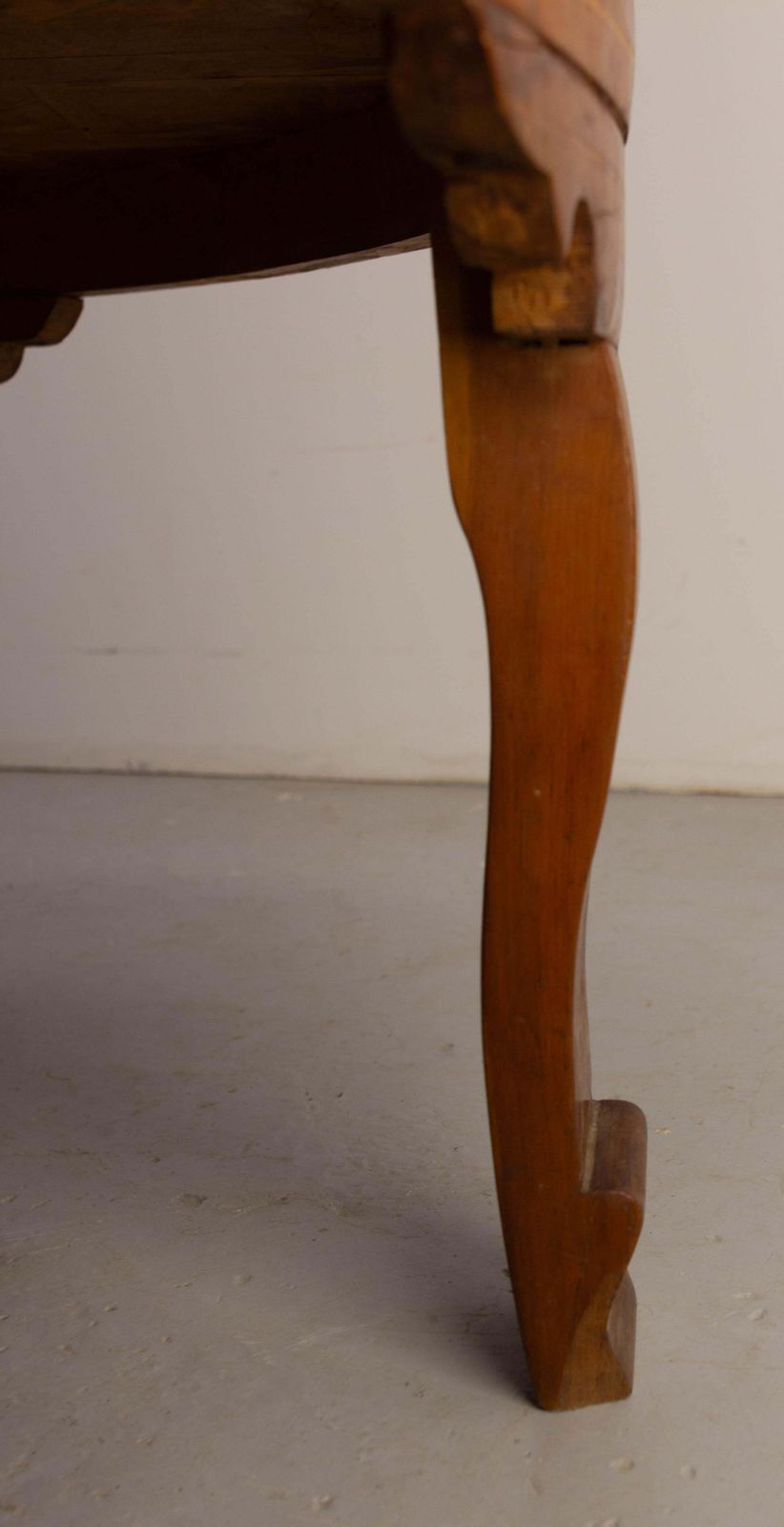 photo for sale Moroccan Inlaid Atlas Cedar Central Or Coffee Table  20th Mid Century