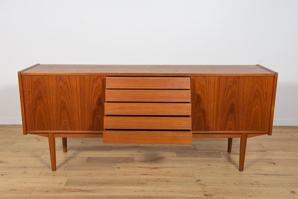 photo furniture Mid Century Teak Sideboard By Nils Jonsson For Hugo Troeds, Sweden, 1960s