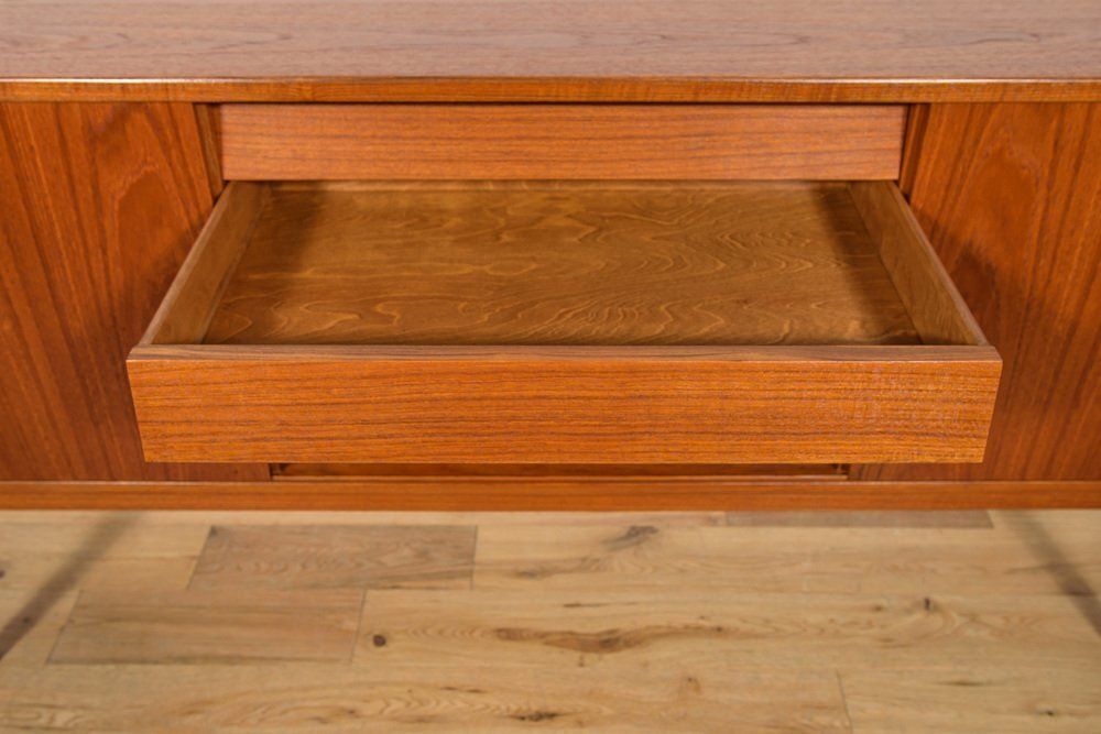 photo vintage Mid Century Teak Sideboard By Nils Jonsson For Hugo Troeds, Sweden, 1960s