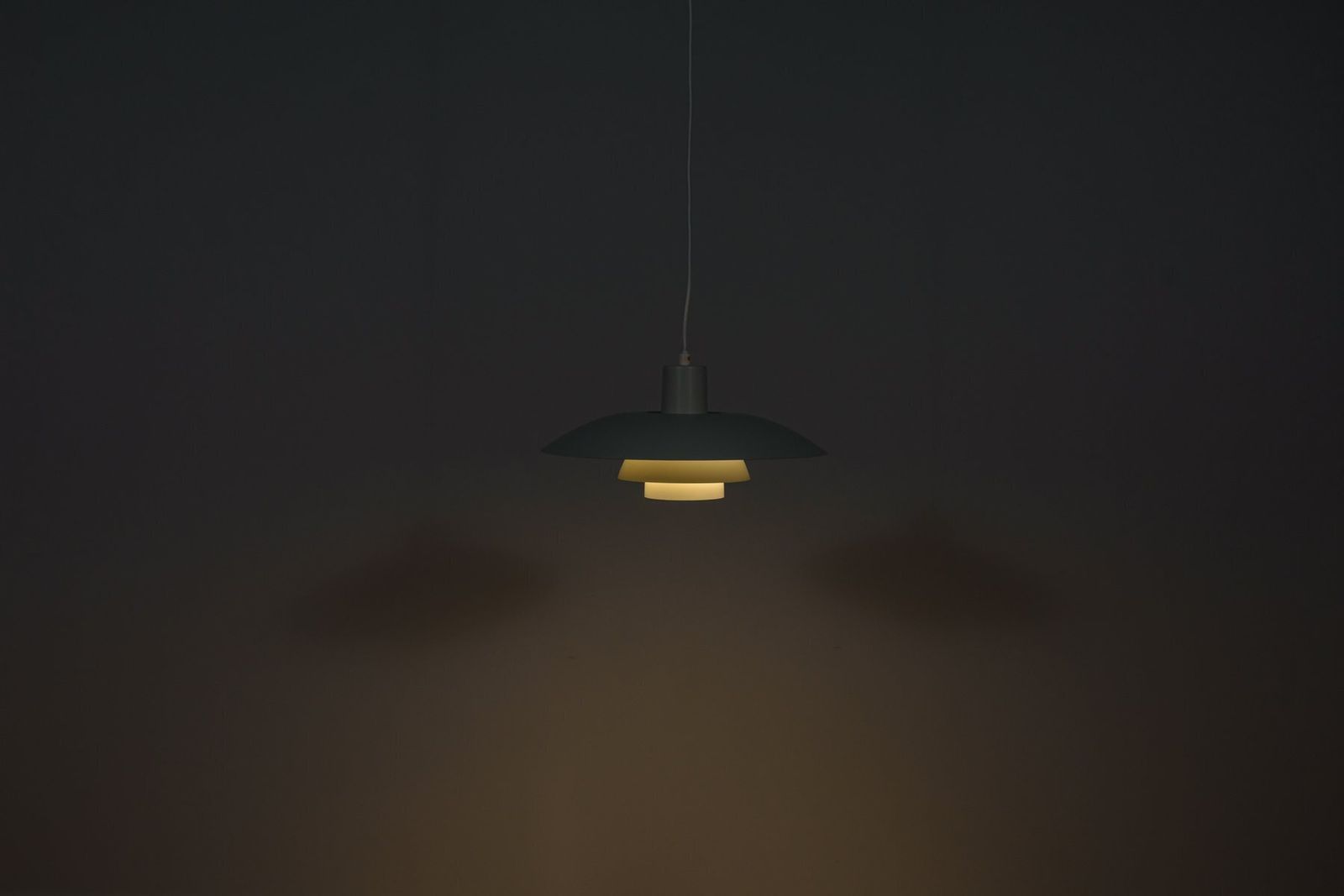 Mid Century Ph4 Pendant Lamp By Poul Henningsen For Louis Poulsen, Denmark, 1960s photo Lighting