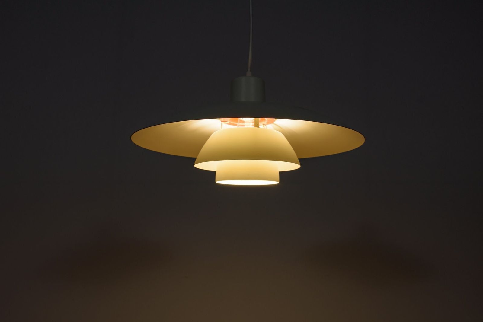 Mid Century Ph4 Pendant Lamp By Poul Henningsen For Louis Poulsen, Denmark, 1960s photo for sale