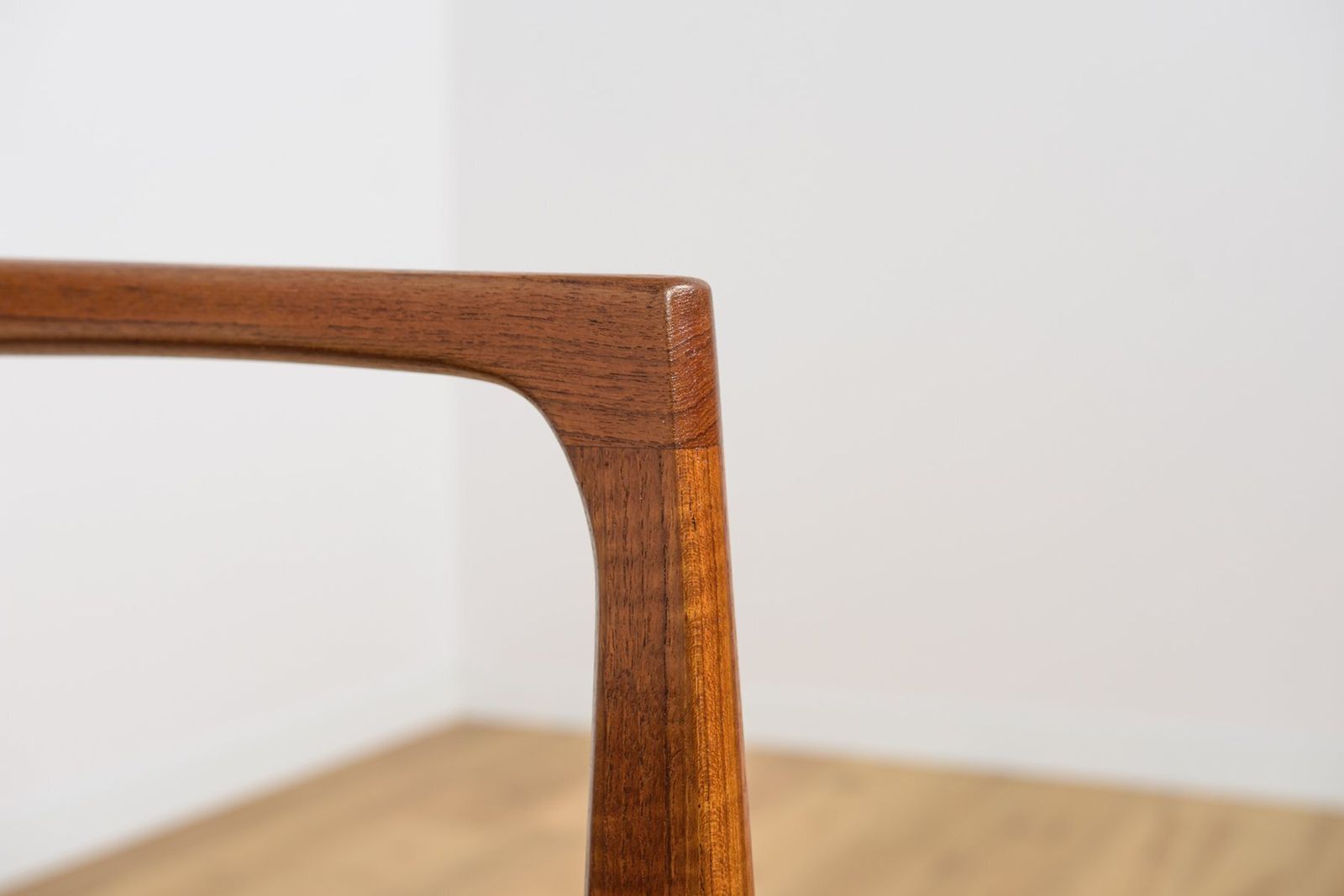 photo vinterior Mid Century Teak & Leather Armchair By Erik Buck For ørum Møbelfabrik, Denmark, 1960s