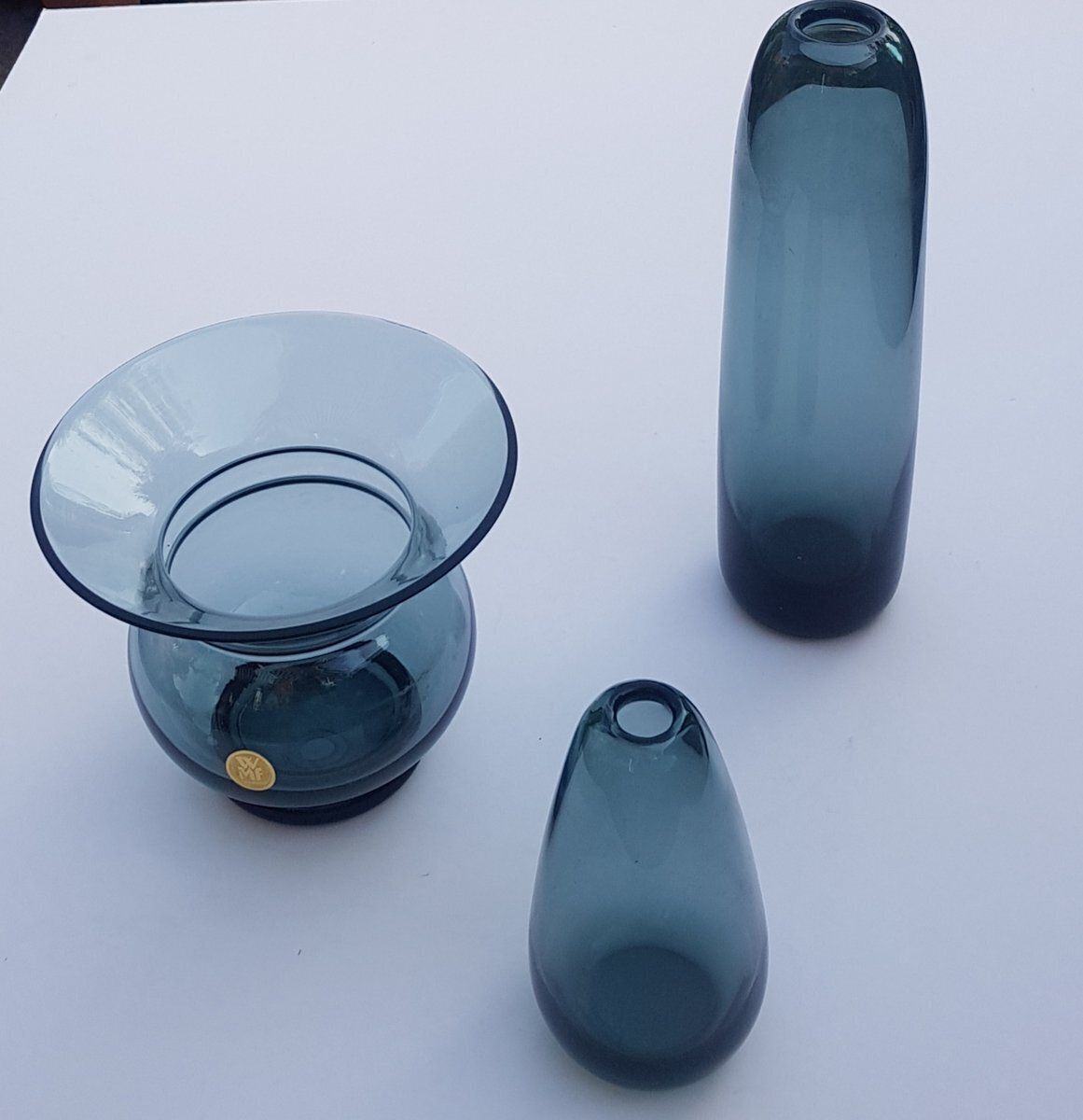 Tourmaline Vases By Wilhelm Wagenfeld For Wmf, Set Of 3 photo furniture