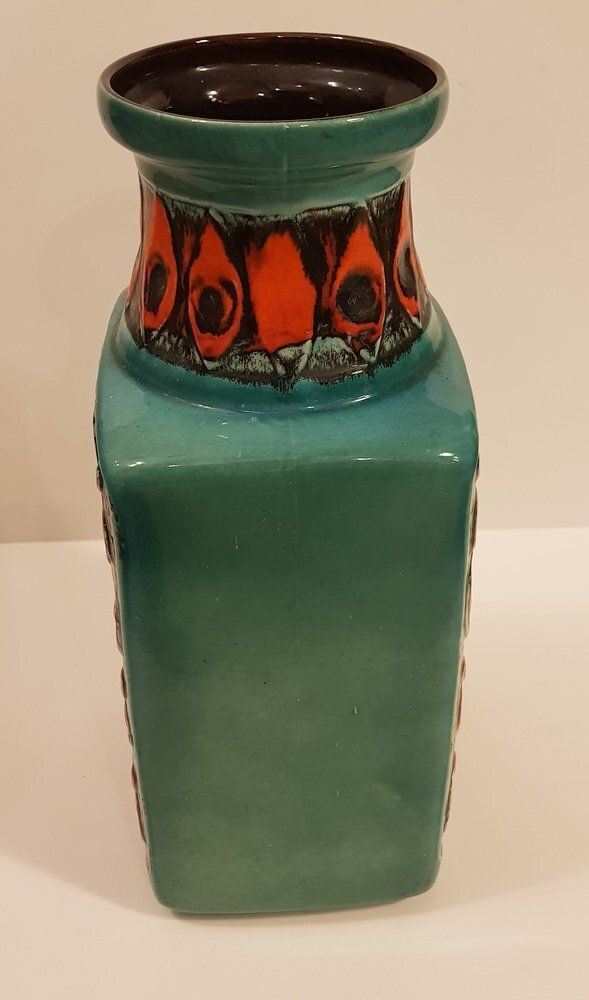 Ceramic Relief Vase By Bodo Mans For Bay Keramik, 1970s photo 350.0