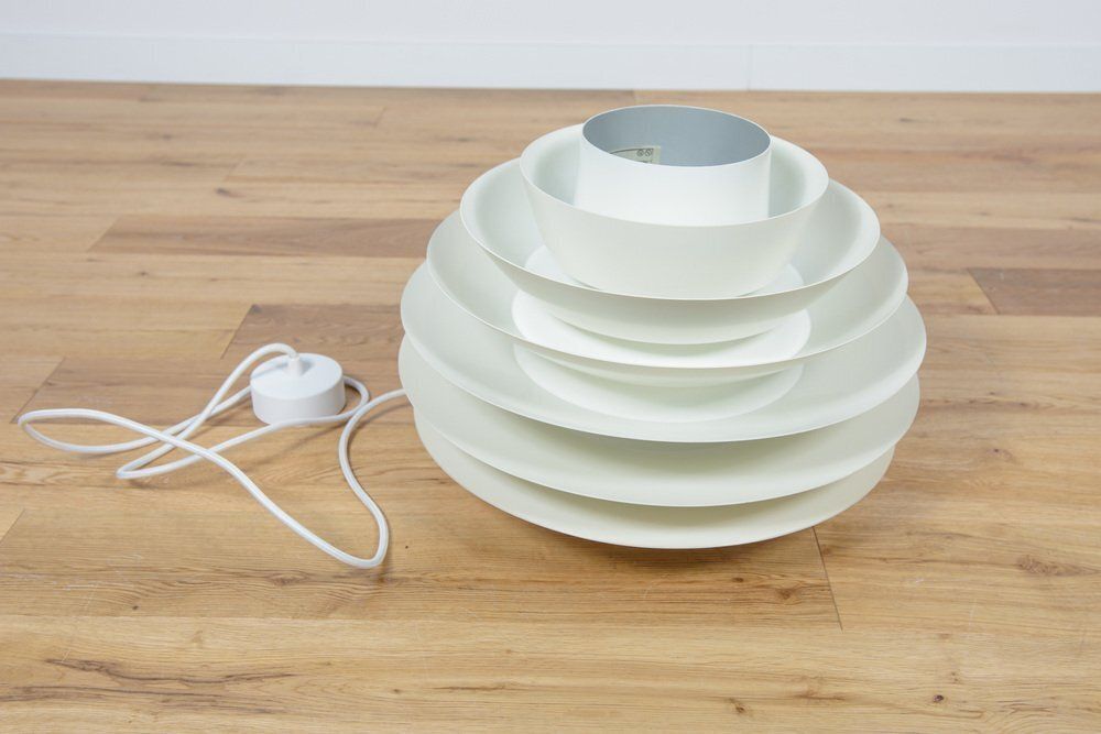 Lighting Mid Century Danish Verona Pendant Lamp By Svend Middelboe For Fog & Menup, 1970s photo