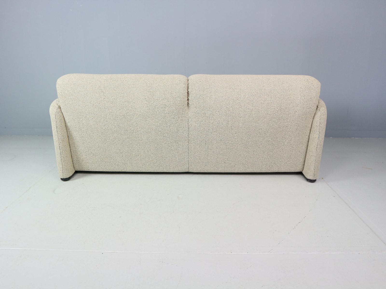 Furniture Vico Magistretti "Maralunga" 2 And A Half Seater Re Upholstered Sofa For Cassina photo